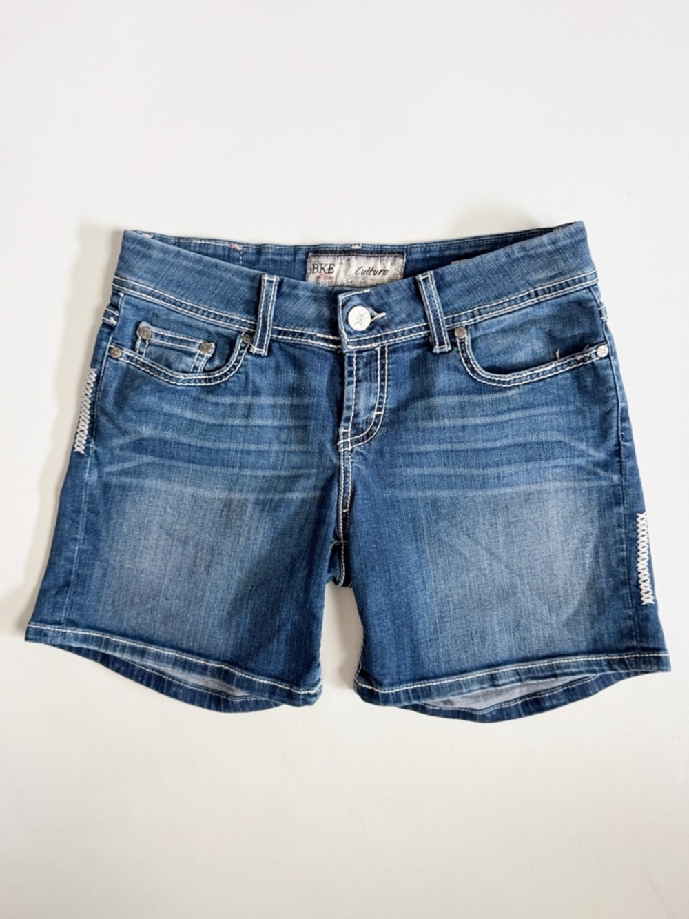 BKE Buckle Stella Culture Jean Shorts Lot of 3 Women's 27 Denim Blue Western - Picture 11 of 14